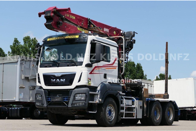MAN TGS 33.500 - Timper truck+crane - Tovornjak za prevoz lesa, Tovornjak z dvigalom: slika 1 MAN TGS 33.500 - Timper truck+crane - Tovornjak za prevoz lesa, Tovornjak z dvigalom: slika 1