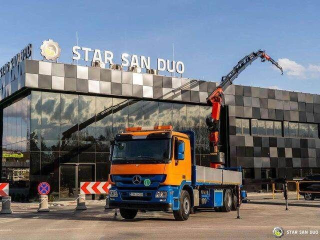 Mercedes-Benz ACTROS 2541 6x2 Palfinger PK 34002 Crane Winch - Tovornjak s kesonom, Tovornjak z dvigalom: slika 1 Mercedes-Benz ACTROS 2541 6x2 Palfinger PK 34002 Crane Winch - Tovornjak s kesonom, Tovornjak z dvigalom: slika 1