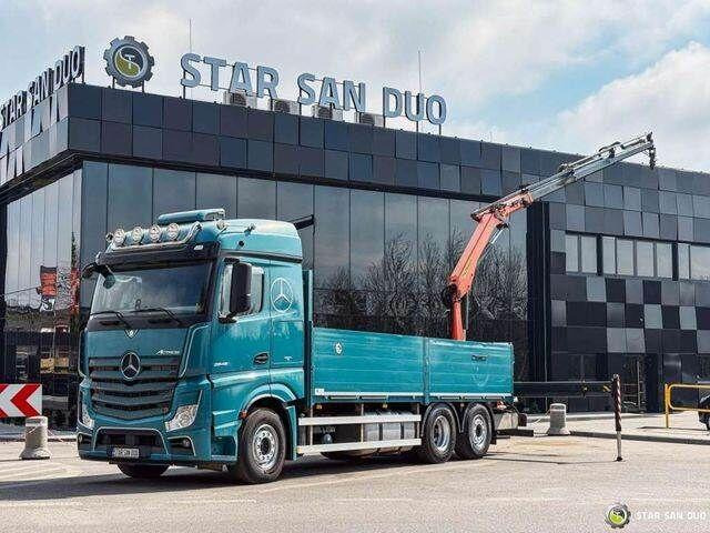 Mercedes-Benz ACTROS 2545 6x2 Palfinger PK 16001 HDS Crane - Tovornjak s kesonom, Tovornjak z dvigalom: slika 1 Mercedes-Benz ACTROS 2545 6x2 Palfinger PK 16001 HDS Crane - Tovornjak s kesonom, Tovornjak z dvigalom: slika 1