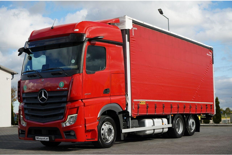 Mercedes-Benz ACTROS 2545 / SOLÓWKA / 6x2 / OŚ PODNOSZONA / BIG SPACE / WIELT - Tovornjak s ponjavo: slika 1 Mercedes-Benz ACTROS 2545 / SOLÓWKA / 6x2 / OŚ PODNOSZONA / BIG SPACE / WIELT - Tovornjak s ponjavo: slika 1