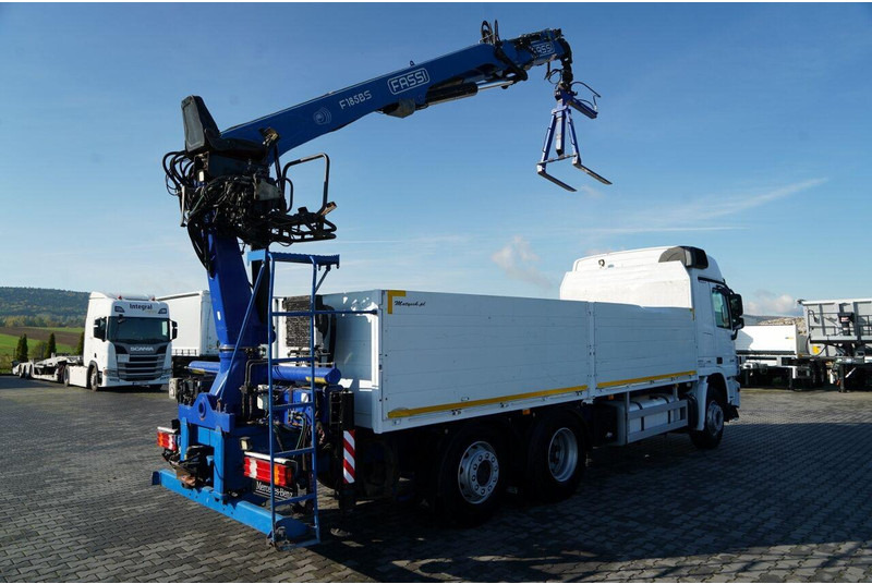 Mercedes-Benz ACTROS 2548 / 6x2 / BURTOWA - 6,5 M / OŚ PODNOSZONA / HDS FASSI - Tovornjak s kesonom, Tovornjak z dvigalom: slika 4 Mercedes-Benz ACTROS 2548 / 6x2 / BURTOWA - 6,5 M / OŚ PODNOSZONA / HDS FASSI - Tovornjak s kesonom, Tovornjak z dvigalom: slika 4