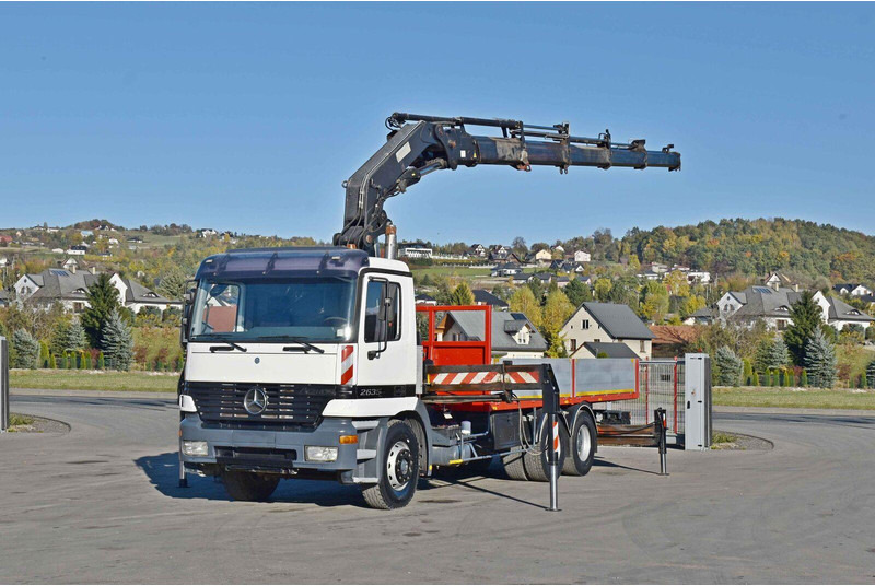 Mercedes-Benz ACTROS 2635 Pritsche - Tovornjak s kesonom, Tovornjak z dvigalom: slika 2 Mercedes-Benz ACTROS 2635 Pritsche - Tovornjak s kesonom, Tovornjak z dvigalom: slika 2