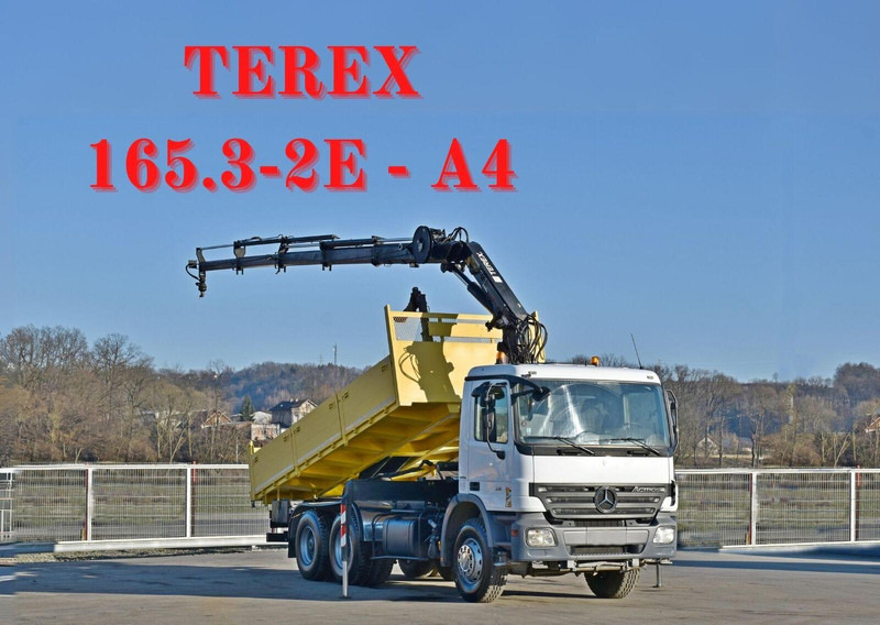 Mercedes-Benz ACTROS 2636 * TEREX 165.2E - A4 + FUNK/6x4 - Tovornjak prekucnik, Tovornjak z dvigalom: slika 1 Mercedes-Benz ACTROS 2636 * TEREX 165.2E - A4 + FUNK/6x4 - Tovornjak prekucnik, Tovornjak z dvigalom: slika 1