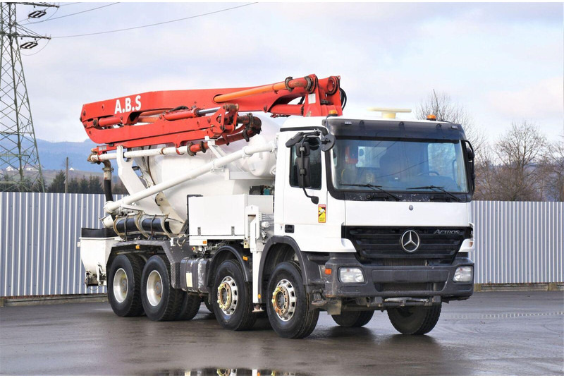 Mercedes-Benz ACTROS 3241* Betonpumpe 21m *8x4 * Top Zustand - Črpalka za beton: slika 1 Mercedes-Benz ACTROS 3241* Betonpumpe 21m *8x4 * Top Zustand - Črpalka za beton: slika 1