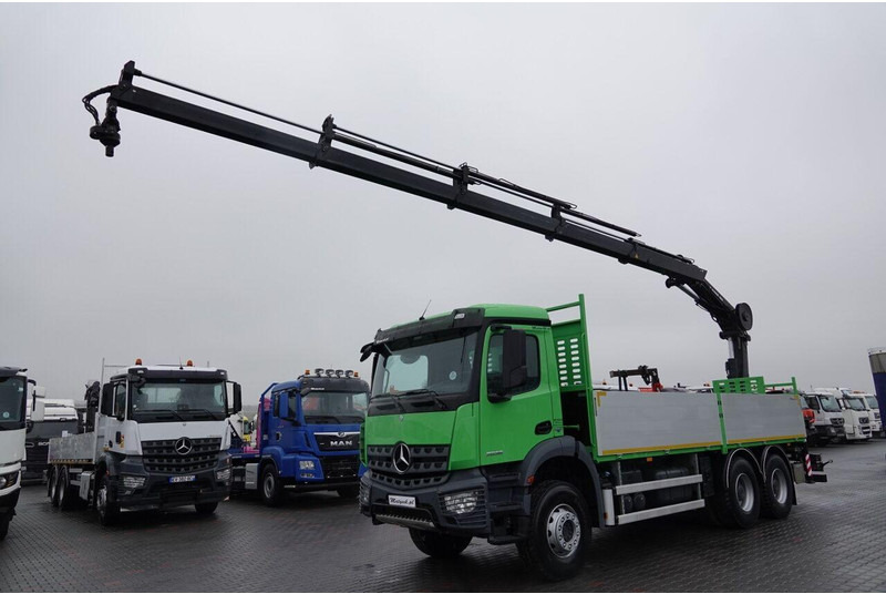 Mercedes-Benz AROCS 2636 / 6x4 / SKRZYNIOWY- 6,5 M / + HDS HIAB 4x wysów: 13 - Tovornjak s kesonom, Tovornjak z dvigalom: slika 2 Mercedes-Benz AROCS 2636 / 6x4 / SKRZYNIOWY- 6,5 M / + HDS HIAB 4x wysów: 13 - Tovornjak s kesonom, Tovornjak z dvigalom: slika 2