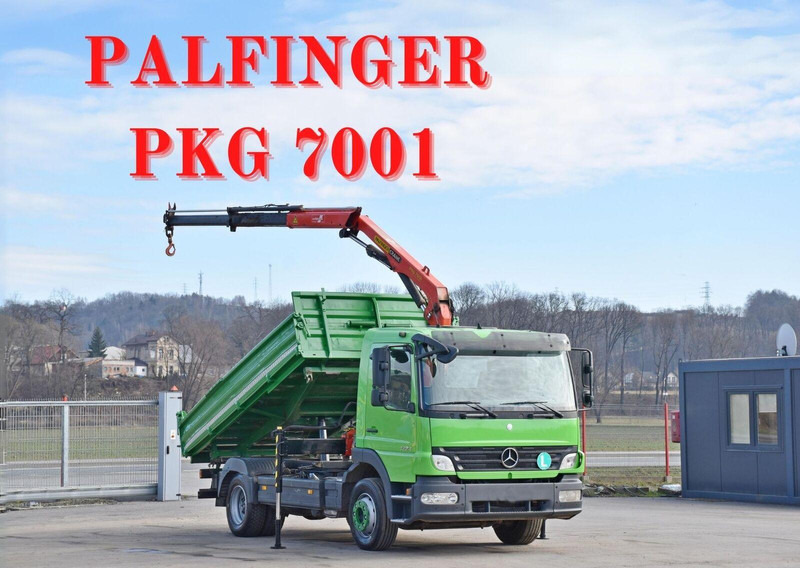 Mercedes-Benz ATEGO 1224 - Tovornjak prekucnik, Tovornjak z dvigalom: slika 1 Mercedes-Benz ATEGO 1224 - Tovornjak prekucnik, Tovornjak z dvigalom: slika 1