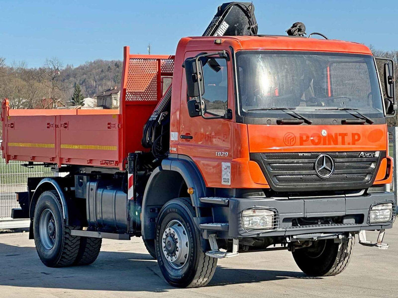 Mercedes-Benz AXOR 1829 * HIAB 1111 HIDUO + FUNK * TOP * 4x4 - Tovornjak prekucnik, Tovornjak z dvigalom: slika 4 Mercedes-Benz AXOR 1829 * HIAB 1111 HIDUO + FUNK * TOP * 4x4 - Tovornjak prekucnik, Tovornjak z dvigalom: slika 4