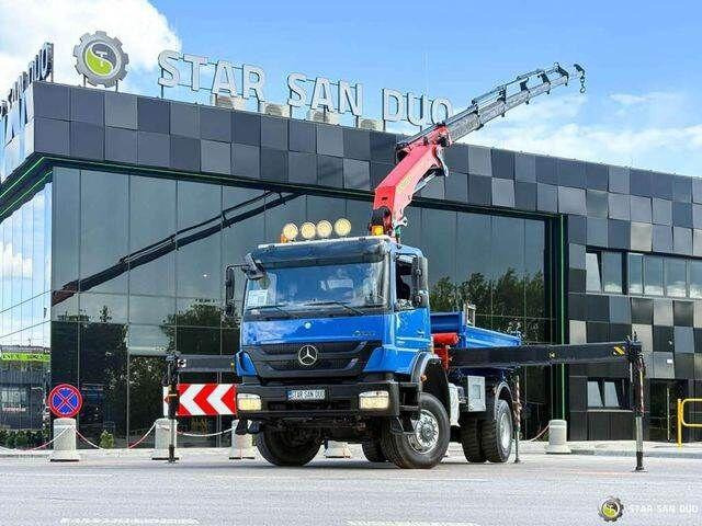 Mercedes-Benz AXOR 1833 4x4 Palfinger PK 22002 EH Crane Winch - Tovornjak prekucnik, Tovornjak z dvigalom: slika 1 Mercedes-Benz AXOR 1833 4x4 Palfinger PK 22002 EH Crane Winch - Tovornjak prekucnik, Tovornjak z dvigalom: slika 1