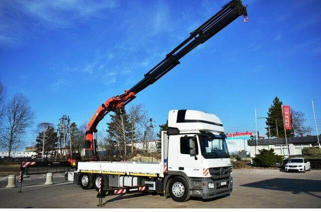 Mercedes-Benz Actros 2546 6x2 Palfinger PK 53002 Crane Kran - Tovornjak s kesonom, Tovornjak z dvigalom: slika 1 Mercedes-Benz Actros 2546 6x2 Palfinger PK 53002 Crane Kran - Tovornjak s kesonom, Tovornjak z dvigalom: slika 1