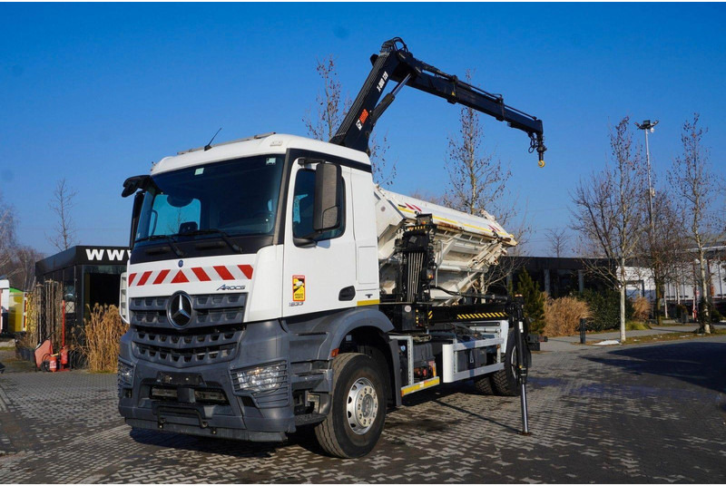 Mercedes-Benz Arocs 1833 3-Way Tipper Crane HIAB X-DUO 128 B - Tovornjak prekucnik, Tovornjak z dvigalom: slika 3 Mercedes-Benz Arocs 1833 3-Way Tipper Crane HIAB X-DUO 128 B - Tovornjak prekucnik, Tovornjak z dvigalom: slika 3