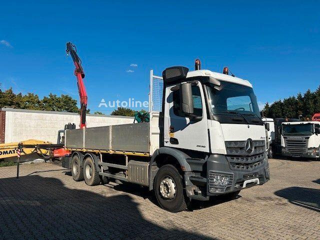 Tovornjak s kesonom, Tovornjak z dvigalom Mercedes-Benz Arocs 2636 - Flatbed truck + crane: slika 8 Tovornjak s kesonom, Tovornjak z dvigalom Mercedes-Benz Arocs 2636 - Flatbed truck + crane: slika 8