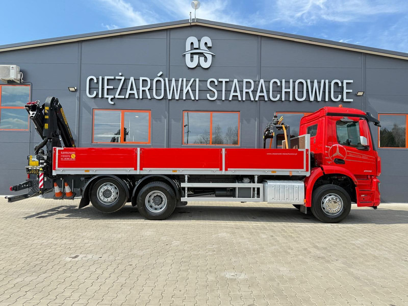 Tovornjak s kesonom, Tovornjak z dvigalom Mercedes-Benz Arocs Actros 2532 / E6 / 6x2 / skrzynia + żuraw Palfinger / budo: slika 6