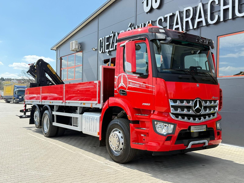 Tovornjak s kesonom, Tovornjak z dvigalom Mercedes-Benz Arocs Actros 2532 / E6 / 6x2 / skrzynia + żuraw Palfinger / budo: slika 7