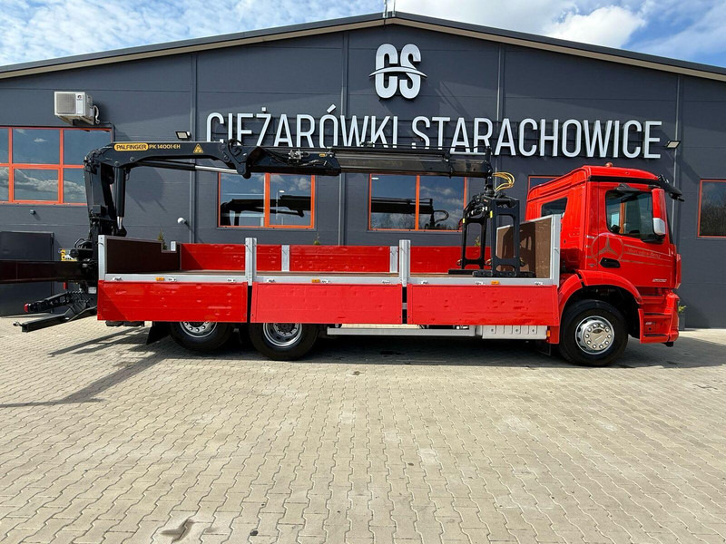 Tovornjak s kesonom, Tovornjak z dvigalom Mercedes-Benz Arocs Actros 2532 / E6 / 6x2 / skrzynia + żuraw Palfinger / budo: slika 14