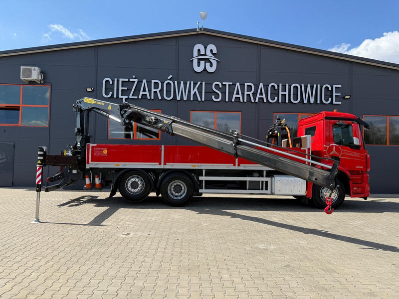 Tovornjak s kesonom, Tovornjak z dvigalom Mercedes-Benz Arocs Actros 2532 / E6 / 6x2 / skrzynia + żuraw Palfinger / budo: slika 15