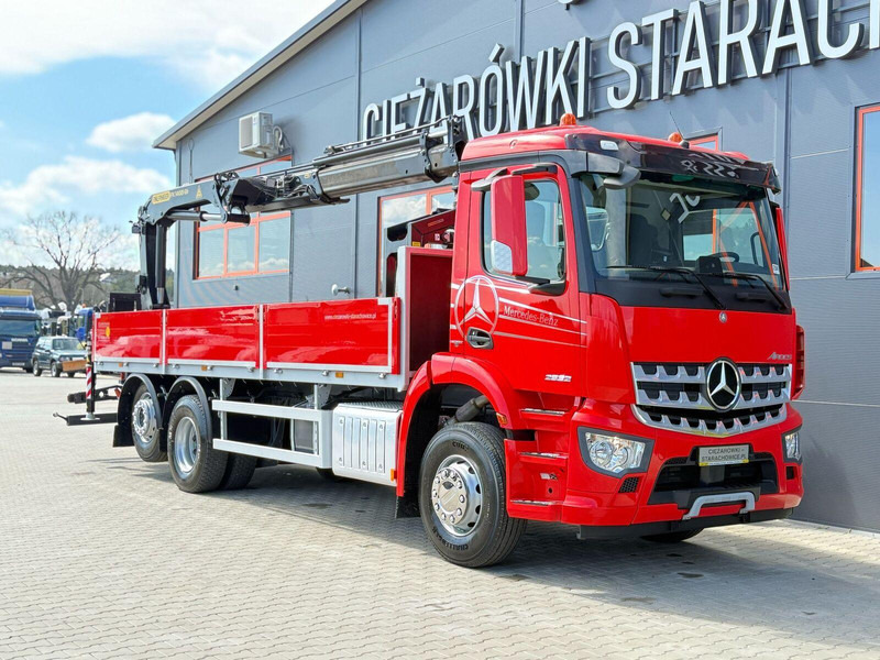 Tovornjak s kesonom, Tovornjak z dvigalom Mercedes-Benz Arocs Actros 2532 / E6 / 6x2 / skrzynia + żuraw Palfinger / budo: slika 8