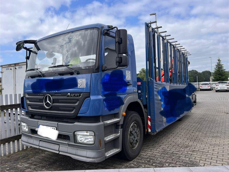 Mercedes-Benz Axor 1829 Palfinger hátsó daru PK 12002 klíma - Tovornjak s kesonom, Tovornjak z dvigalom: slika 1 Mercedes-Benz Axor 1829 Palfinger hátsó daru PK 12002 klíma - Tovornjak s kesonom, Tovornjak z dvigalom: slika 1