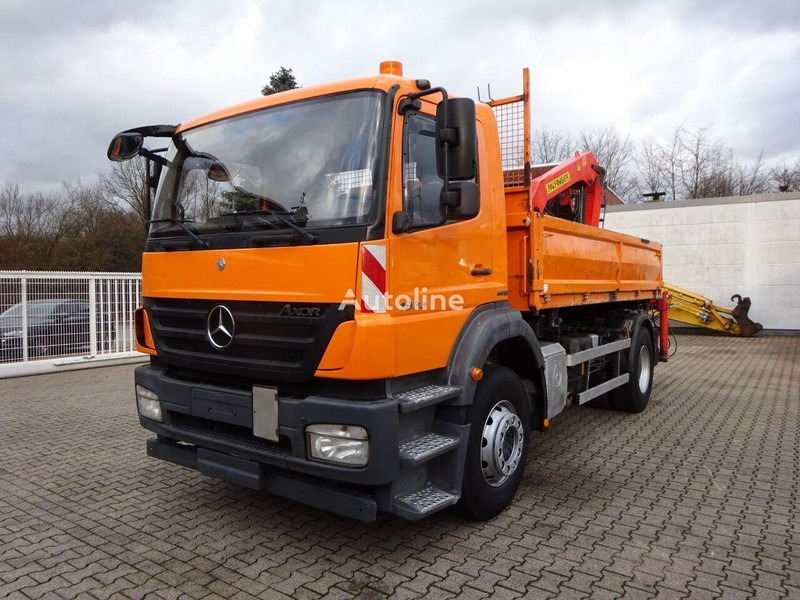 Mercedes-Benz Axor 1833 - Tovornjak prekucnik, Tovornjak z dvigalom: slika 1 Mercedes-Benz Axor 1833 - Tovornjak prekucnik, Tovornjak z dvigalom: slika 1