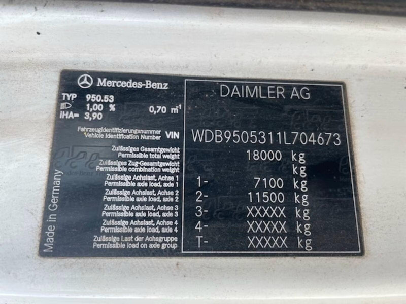 Komunalni tovornjak Mercedes-Benz Axor 1833 - Meiller AK12LT Absetzkipper: slika 7