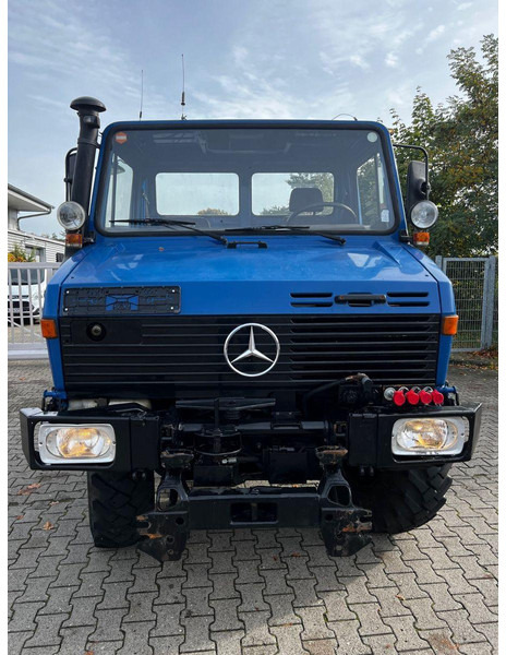 Vrtni orač Mercedes-Benz Unimog 427 Platós hókotrócs: slika 9