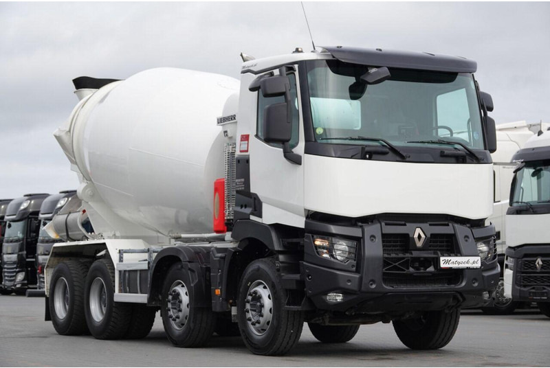 Renault C 380 / 8X4 / BETONOMIESZARKA / GRUSZKA / LIEBHERR 9 M3 / EURO 6 - Avtomešalec: slika 5 Renault C 380 / 8X4 / BETONOMIESZARKA / GRUSZKA / LIEBHERR 9 M3 / EURO 6 - Avtomešalec: slika 5