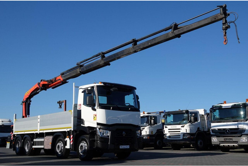 Renault C 430 / 8x4 / SKRZYNIOWY 7 M + HDS PALFINGER 33002 -wysów: 14,5 - Tovornjak s kesonom, Tovornjak z dvigalom: slika 5 Renault C 430 / 8x4 / SKRZYNIOWY 7 M + HDS PALFINGER 33002 -wysów: 14,5 - Tovornjak s kesonom, Tovornjak z dvigalom: slika 5