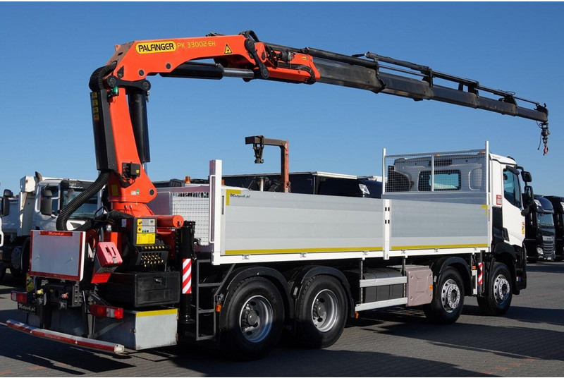 Renault C 430 / 8x4 / SKRZYNIOWY 7 M + HDS PALFINGER 33002 -wysów: 14,5 - Tovornjak s kesonom, Tovornjak z dvigalom: slika 4 Renault C 430 / 8x4 / SKRZYNIOWY 7 M + HDS PALFINGER 33002 -wysów: 14,5 - Tovornjak s kesonom, Tovornjak z dvigalom: slika 4