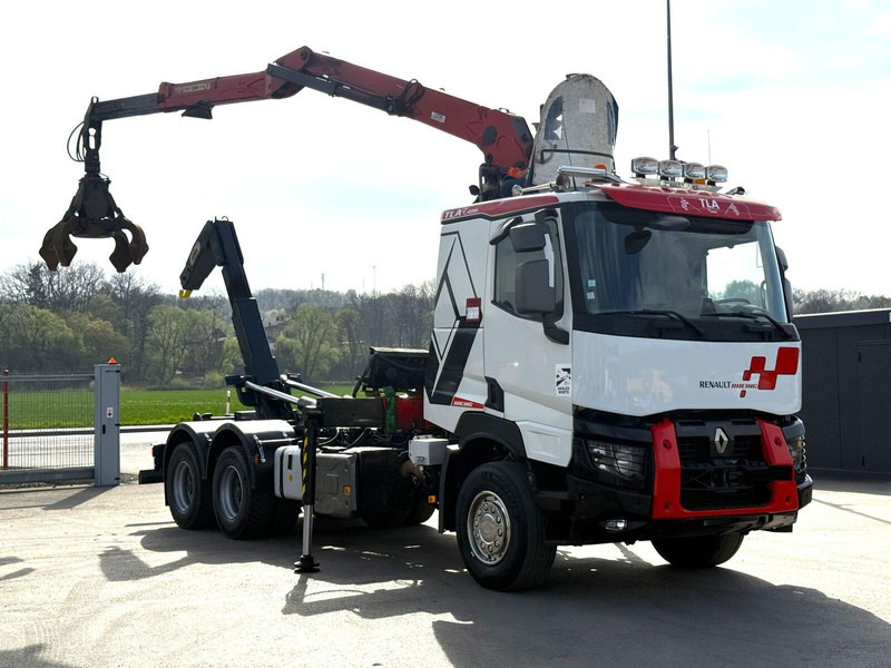 Renault C520 * ABROLLKIPPER 4,80 m * KESLA * 6x4! - Kotalni prekucni tovornjak, Tovornjak z dvigalom: slika 2 Renault C520 * ABROLLKIPPER 4,80 m * KESLA * 6x4! - Kotalni prekucni tovornjak, Tovornjak z dvigalom: slika 2