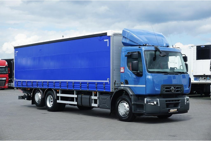 Renault D 320 / EURO 6 / FIRANKA + WINDA / 21 PALET / ŁAD. 16 530 KG - Tovornjak s ponjavo: slika 2 Renault D 320 / EURO 6 / FIRANKA + WINDA / 21 PALET / ŁAD. 16 530 KG - Tovornjak s ponjavo: slika 2