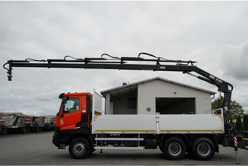 Renault K 380 / 6X4 / SKRZYNIOWY 6.2 M / + HDS HIAB 166 ES-4 / MAX UDŹWI - Tovornjak s kesonom, Tovornjak z dvigalom: slika 2 Renault K 380 / 6X4 / SKRZYNIOWY 6.2 M / + HDS HIAB 166 ES-4 / MAX UDŹWI - Tovornjak s kesonom, Tovornjak z dvigalom: slika 2