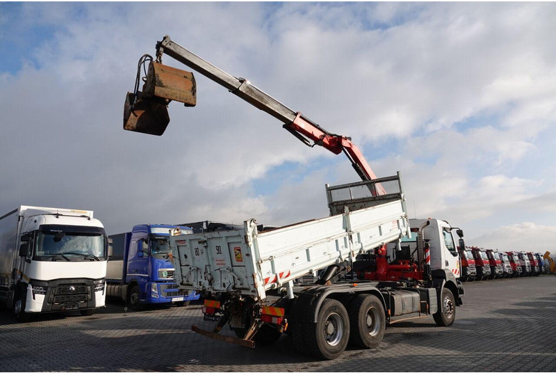 Renault KERAX 410 / 6x4 / WYWROTKA + HDS FASSI F150 / HYDROBURTA / BORDM - Tovornjak prekucnik, Tovornjak z dvigalom: slika 5 Renault KERAX 410 / 6x4 / WYWROTKA + HDS FASSI F150 / HYDROBURTA / BORDM - Tovornjak prekucnik, Tovornjak z dvigalom: slika 5