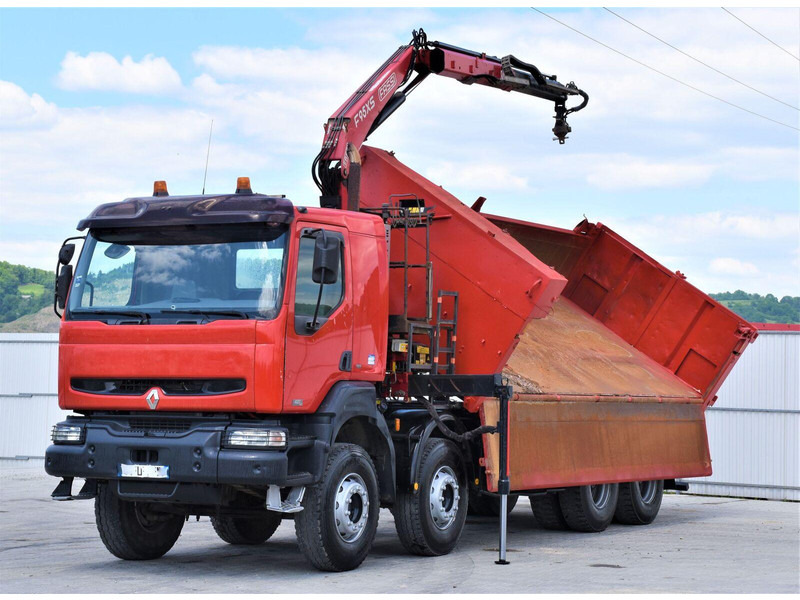 Renault KERAX 420 DCI Kipper 6,30m+FASSI F95AXS.21+FUNK - Tovornjak prekucnik, Tovornjak z dvigalom: slika 3 Renault KERAX 420 DCI Kipper 6,30m+FASSI F95AXS.21+FUNK - Tovornjak prekucnik, Tovornjak z dvigalom: slika 3