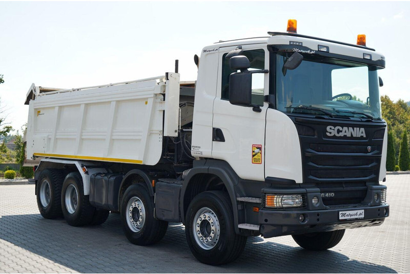 Scania G 410 / 8X4 / ZABUDOWA SAMOWYŁADOWCZA DO ASFALTU / 2X HYDROKLAPA - Asfaltni finišer: slika 5 Scania G 410 / 8X4 / ZABUDOWA SAMOWYŁADOWCZA DO ASFALTU / 2X HYDROKLAPA - Asfaltni finišer: slika 5