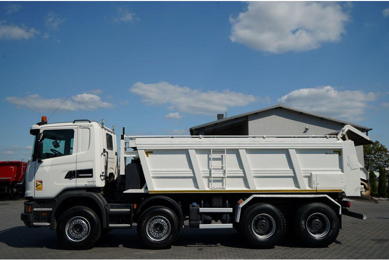 Scania G 410 / 8X4 / ZABUDOWA SAMOWYŁADOWCZA DO ASFALTU / 2X HYDROKLAPA - Asfaltni finišer: slika 3 Scania G 410 / 8X4 / ZABUDOWA SAMOWYŁADOWCZA DO ASFALTU / 2X HYDROKLAPA - Asfaltni finišer: slika 3