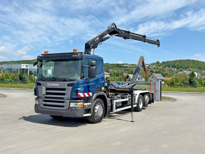 Scania P 360 * ABROLLKIPPER * HIAB 111 BS -2 HIDUO/FUNK - Kotalni prekucni tovornjak, Tovornjak z dvigalom: slika 2 Scania P 360 * ABROLLKIPPER * HIAB 111 BS -2 HIDUO/FUNK - Kotalni prekucni tovornjak, Tovornjak z dvigalom: slika 2