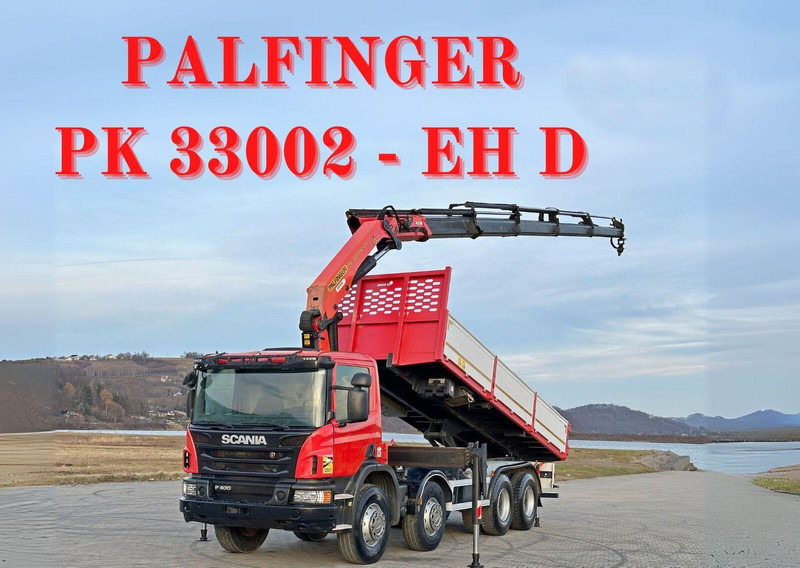 Scania P 400 - Tovornjak prekucnik, Tovornjak z dvigalom: slika 1 Scania P 400 - Tovornjak prekucnik, Tovornjak z dvigalom: slika 1