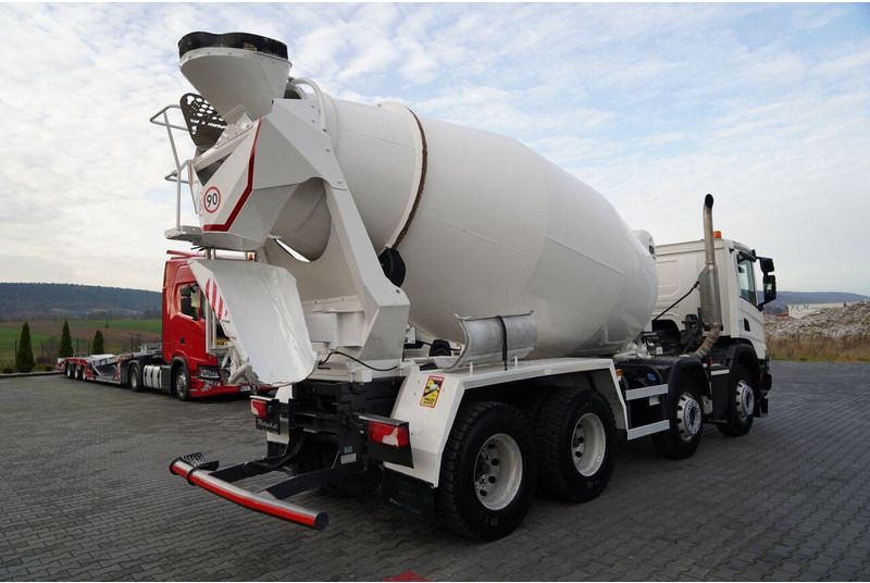 Scania P 410 / 8x4 / BETONOMIESZARKA / GRUSZKA / PUTZMEISTER / 9m3 / AU - Avtomešalec: slika 4 Scania P 410 / 8x4 / BETONOMIESZARKA / GRUSZKA / PUTZMEISTER / 9m3 / AU - Avtomešalec: slika 4