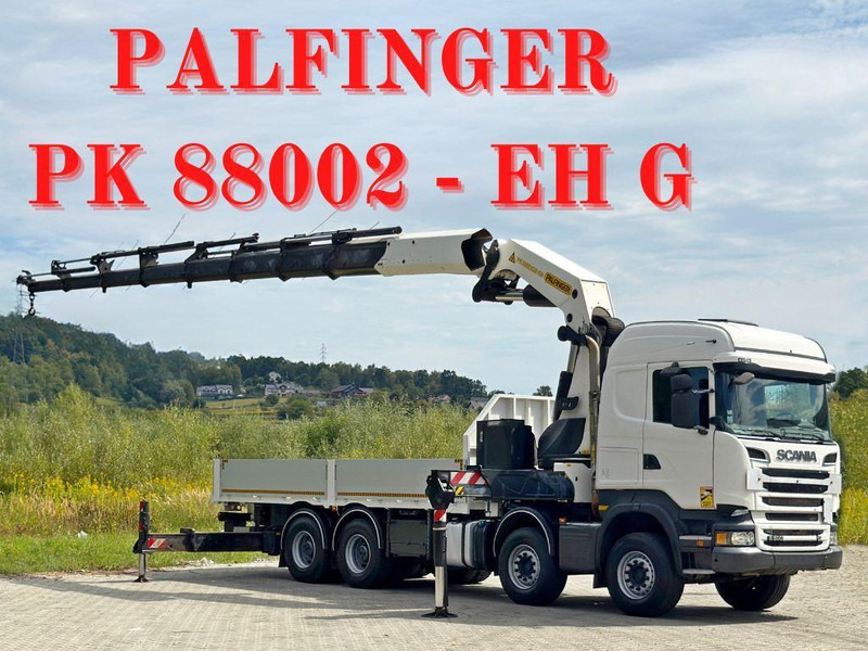 Scania R 500 * PK 88002 - EH G + FUNK * 8x4 *TOPZUSTAND - Tovornjak s kesonom, Tovornjak z dvigalom: slika 1 Scania R 500 * PK 88002 - EH G + FUNK * 8x4 *TOPZUSTAND - Tovornjak s kesonom, Tovornjak z dvigalom: slika 1