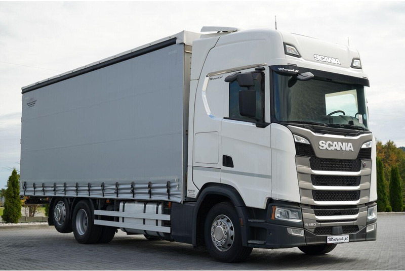 Scania S 450 / SOLÓWKA / 6X2 / OŚ PODNOSZONA / 2019 / - Tovornjak s ponjavo: slika 1 Scania S 450 / SOLÓWKA / 6X2 / OŚ PODNOSZONA / 2019 / - Tovornjak s ponjavo: slika 1