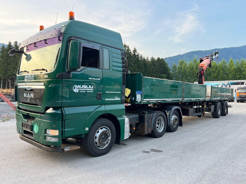 MAN TGX 26.440 6x2 + Flatbed semi trailer + Crane PK26002 - Vlačilec: slika 3 MAN TGX 26.440 6x2 + Flatbed semi trailer + Crane PK26002 - Vlačilec: slika 3