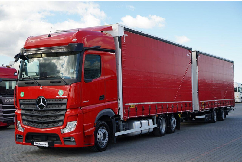 Mercedes-Benz ACTROS 2545 / ZESTAW TANDEM 120 M3 / PRZEJAZDOWY /  6x2 / OŚ POD - Vlačilec: slika 2 Mercedes-Benz ACTROS 2545 / ZESTAW TANDEM 120 M3 / PRZEJAZDOWY /  6x2 / OŚ POD - Vlačilec: slika 2