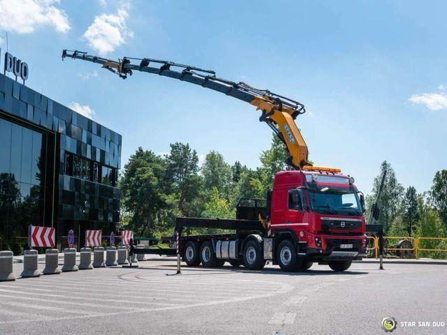 Volvo FMX 500 8x2 Effer 585 Fly Jib Winch Crane Kran - Tovornjak s kesonom, Tovornjak z dvigalom: slika 4 Volvo FMX 500 8x2 Effer 585 Fly Jib Winch Crane Kran - Tovornjak s kesonom, Tovornjak z dvigalom: slika 4