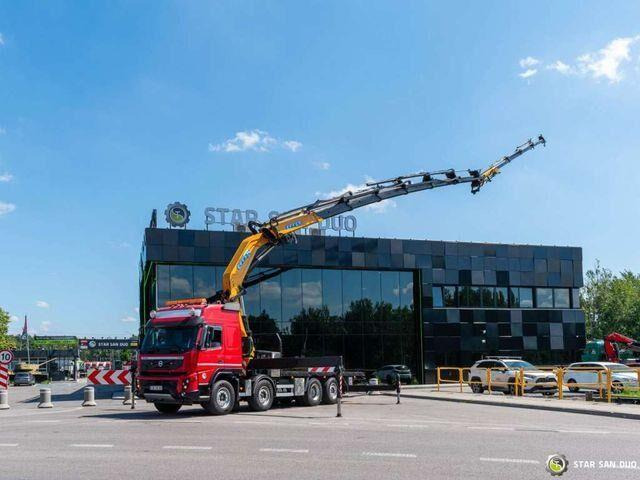 Volvo FMX 500 8x2 Effer 585 Fly Jib Winch Crane Kran - Tovornjak s kesonom, Tovornjak z dvigalom: slika 2 Volvo FMX 500 8x2 Effer 585 Fly Jib Winch Crane Kran - Tovornjak s kesonom, Tovornjak z dvigalom: slika 2