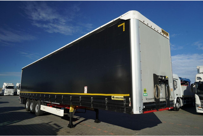 Wielton FIRANKA STANDARD / MULDA DO STALI - 9 M / OŚ PODNOSZONA / SAF / - Polprikolica s ponjavo: slika 2 Wielton FIRANKA STANDARD / MULDA DO STALI - 9 M / OŚ PODNOSZONA / SAF / - Polprikolica s ponjavo: slika 2