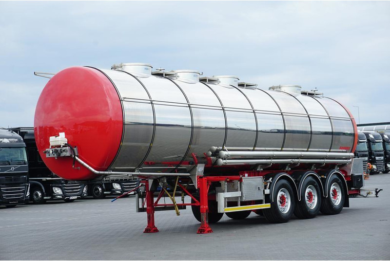 Wielton SOMMER / CYSTERNA SPOZYWCZA / 28 374 LITRÓW / 4 KOMOROWA / WEBAS - Polprikolica cisterna: slika 1 Wielton SOMMER / CYSTERNA SPOZYWCZA / 28 374 LITRÓW / 4 KOMOROWA / WEBAS - Polprikolica cisterna: slika 1