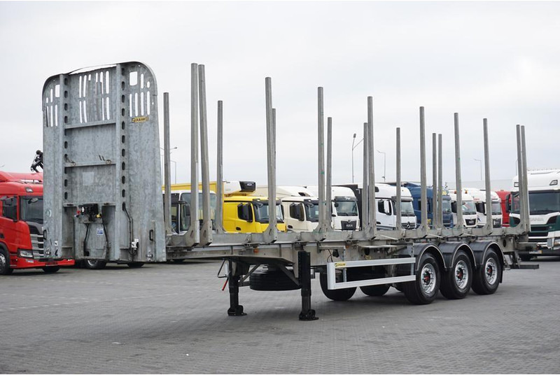 Zaslaw KŁONICOWA / DO DREWNA / WAGA 6 400 KG / OŚ PODNOSZONA - Prikolica za prevoz lesa: slika 2 Zaslaw KŁONICOWA / DO DREWNA / WAGA 6 400 KG / OŚ PODNOSZONA - Prikolica za prevoz lesa: slika 2