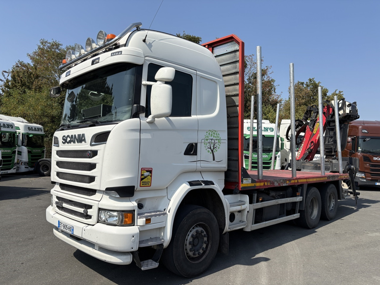 SCANIA R 580 CB6x4HHZ - Tovornjak-šasija: slika 1 SCANIA R 580 CB6x4HHZ - Tovornjak-šasija: slika 1