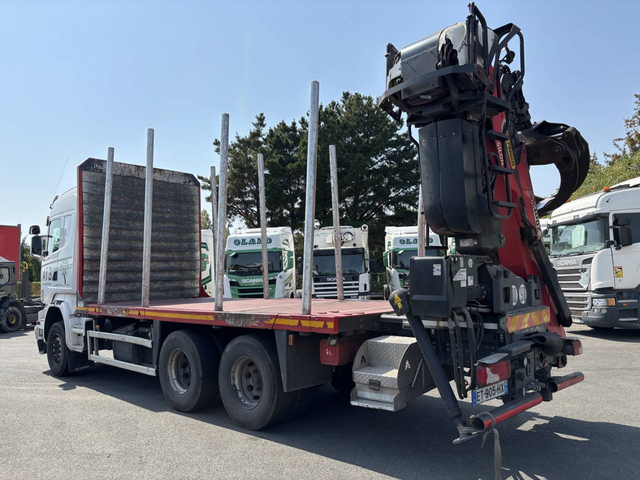 SCANIA R 580 CB6x4HHZ - Tovornjak-šasija: slika 4 SCANIA R 580 CB6x4HHZ - Tovornjak-šasija: slika 4