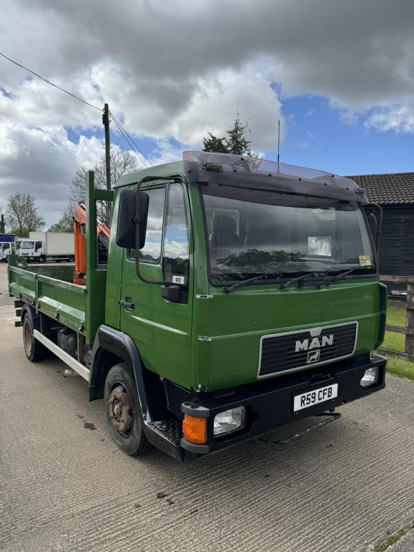 M.A.N. 8.163 Manual 7.5 Ton Dropside with Crane - Tovornjak s kesonom, Tovornjak z dvigalom: slika 3 M.A.N. 8.163 Manual 7.5 Ton Dropside with Crane - Tovornjak s kesonom, Tovornjak z dvigalom: slika 3