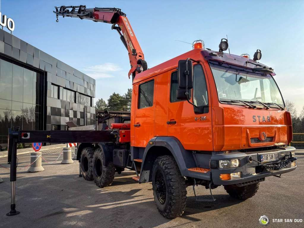 MAN STAR 266 MAN 6x6 PALFINGER PK 18001 Crane Kran - Tovornjak z dvigalom: slika 4 MAN STAR 266 MAN 6x6 PALFINGER PK 18001 Crane Kran - Tovornjak z dvigalom: slika 4